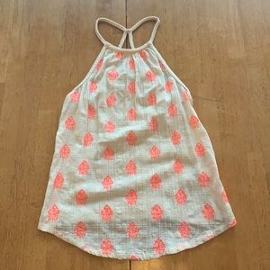 Lucky Brand Embroidered Tank Top